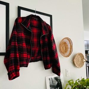 NWOT Oversized Flannel Jacket